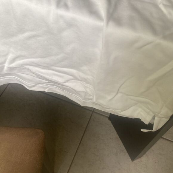 NWT US Polo Assn white smooth luxury feel, size L polo - Picture 5 of 6